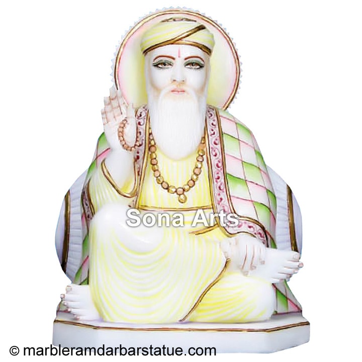 Marble Guru Nanak Murti