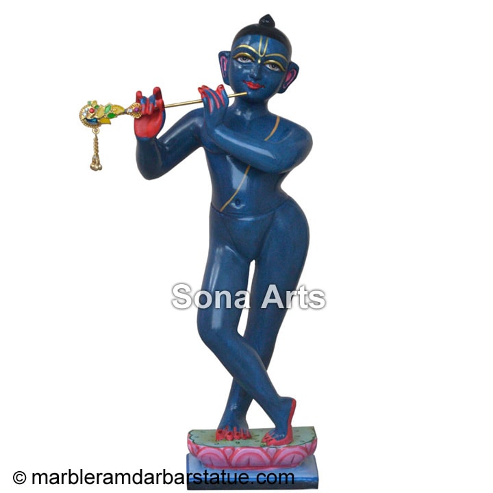 Beautiful Iskcon Krishna Statue