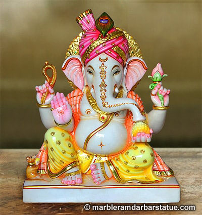 Marble Ganesha Murti - Ganesha Moorti Manufacturer from jaipur India