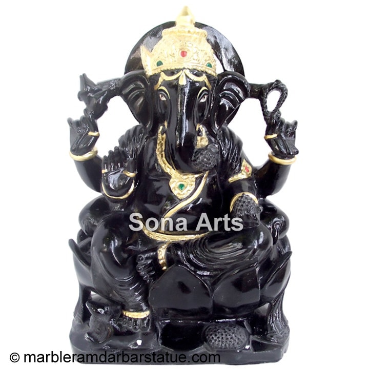 Lord Ganesha from Black Marble