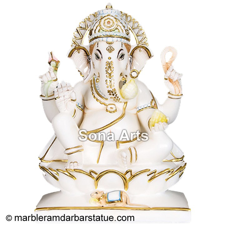 Makrana Marble Ganesh Ji Statue