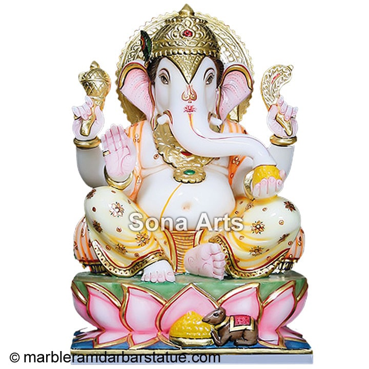 Marble Ganesh Statue from Jaipur