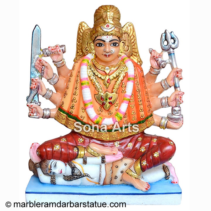 Marble Bhadrakali Statue