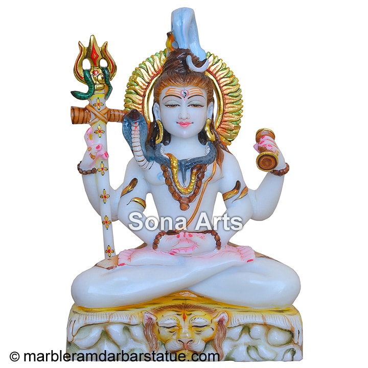 Marble Shivji Statue