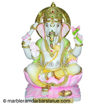 Classic Ganesha Statue made of Marble