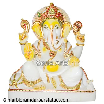 Makrana Marble Ganesh Ji Statue