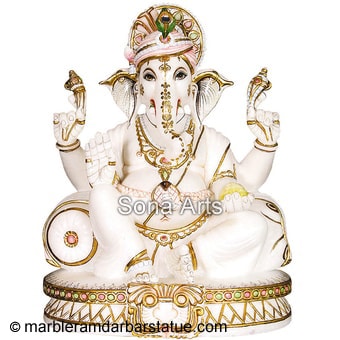 Stone Beautiful Ganesha Sculpture