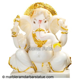 Marble Ganesha Moorti