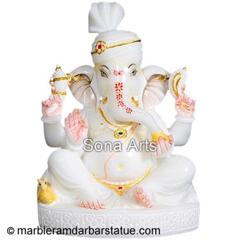 Vietnam Marble Ganesha Statue