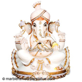 Marble Stone Ganesha Statue