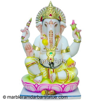 Marble Lord Ganesha Idol