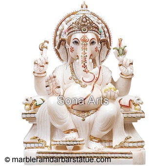 Marble Ganpati Statue