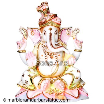 Ganesha Marble God Statue