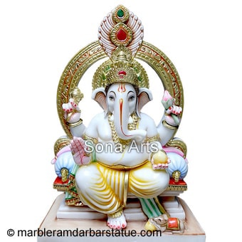 Marble Lord Ganesh Statue