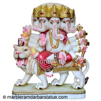 Heramba Ganesh Statue