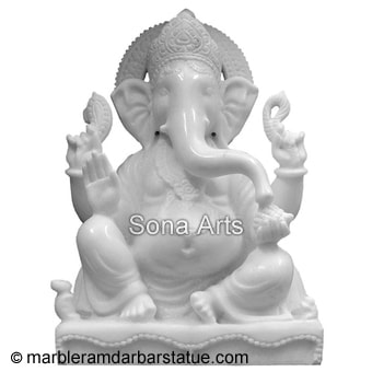 Ganpati Marble Murti