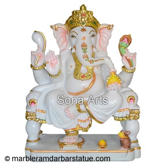 Marble Religious Ganesh Statue