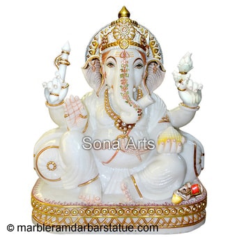 Ganesha Marble Murti